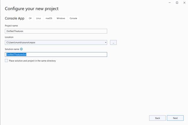 New features in .NET 7